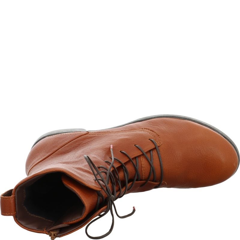 Think AGRAT Woman Ankle boot - Material: Leather in Brown