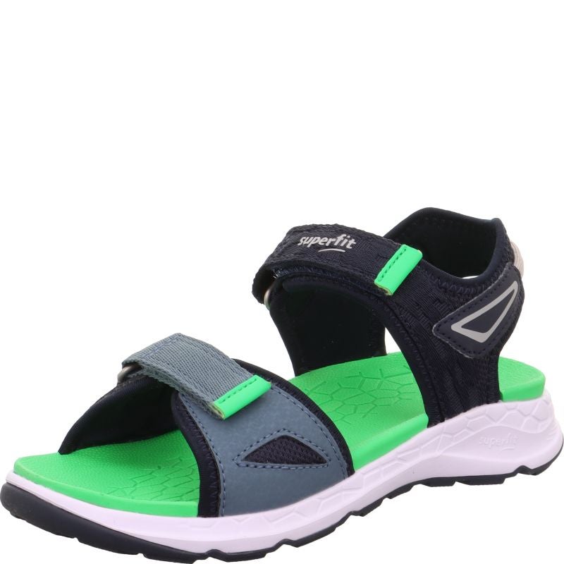 Superfit CRISS CROSS Sandale - Material: Textil/Sonstiges Material in Blau