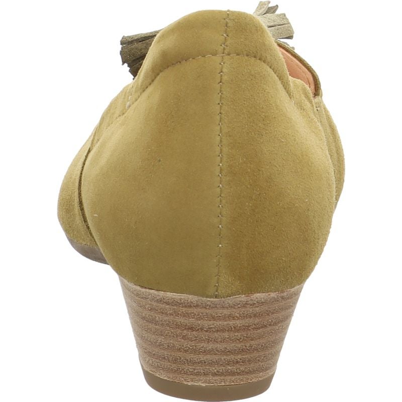 Think AIDA DAMEN Woman Pumps - Material: Leather in Olive