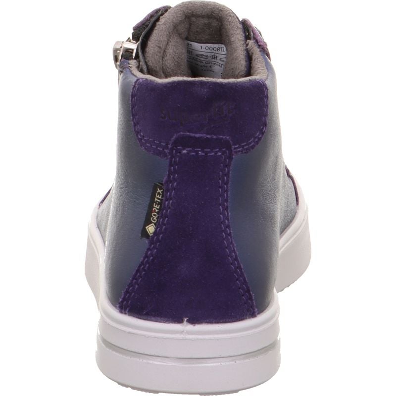 Superfit STELLA Sneaker high - Material: Leder/Textil in Lila