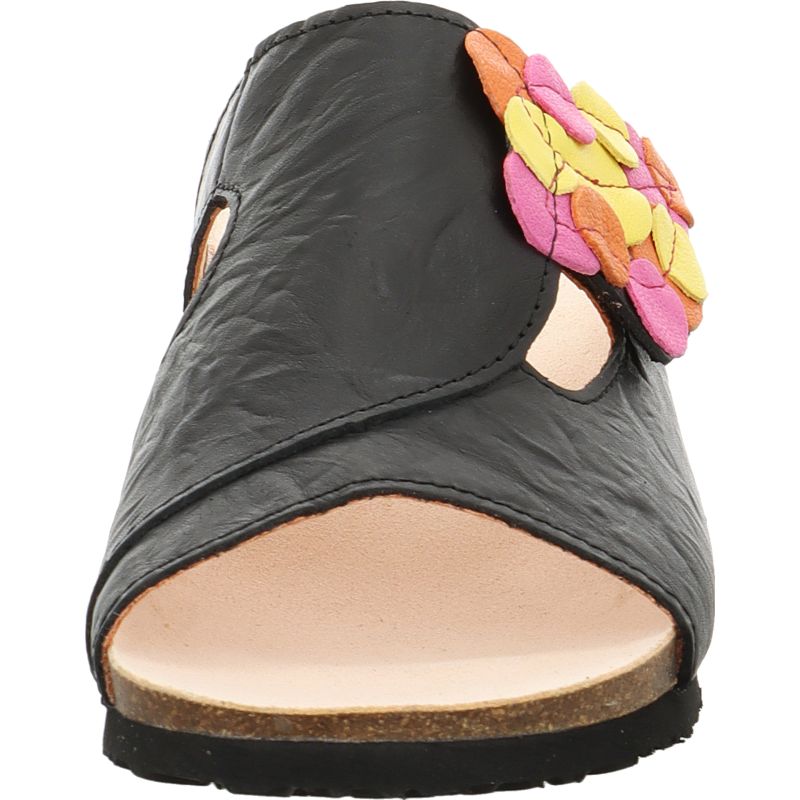 Think MIZZI DAMEN Woman Mules - Material: Leather in Black