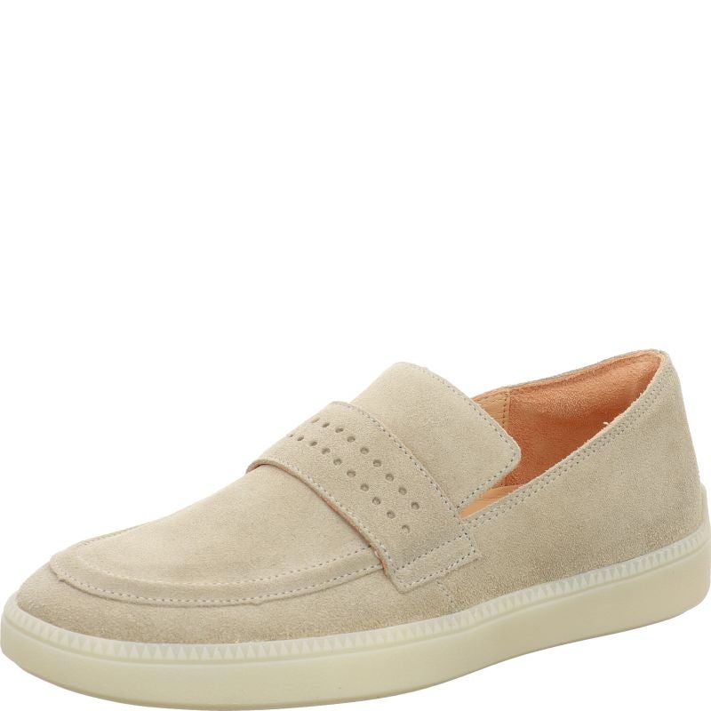 Think TURNA MEN Slipper - Material: Leather in Beige
