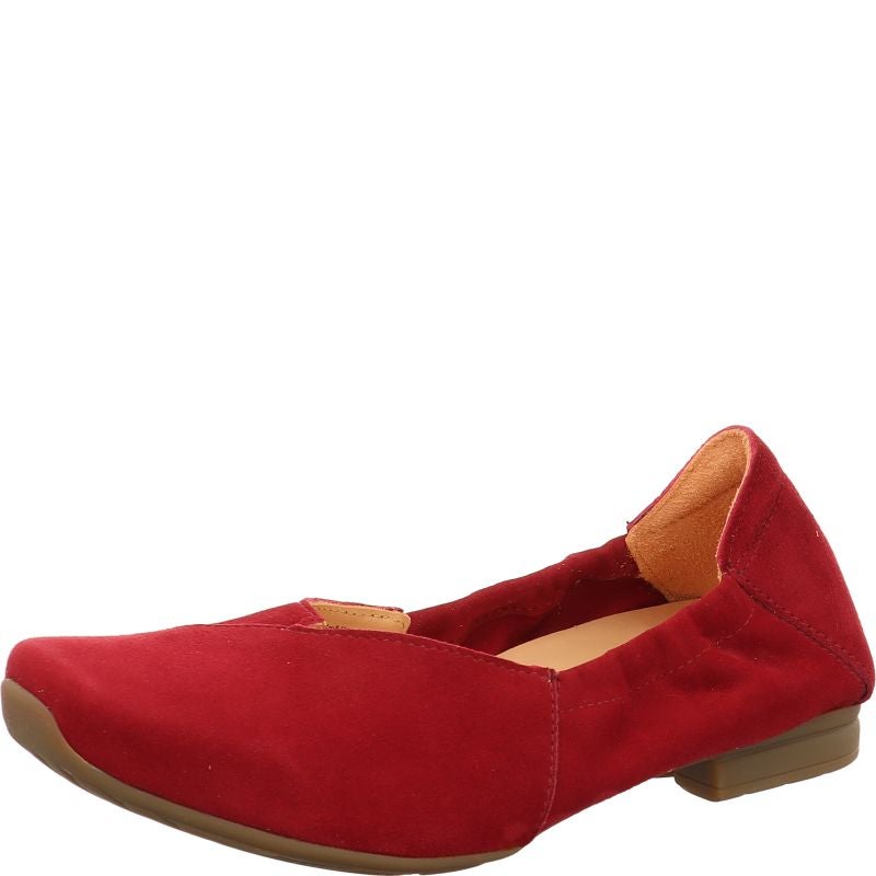 Think GAUDI Ballerina - Material: Leather in Red