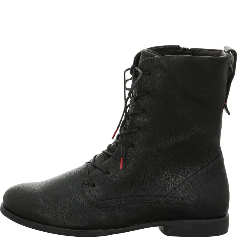 Think! AGRAT Damen Stiefelette - Material: Leder in Schwarz