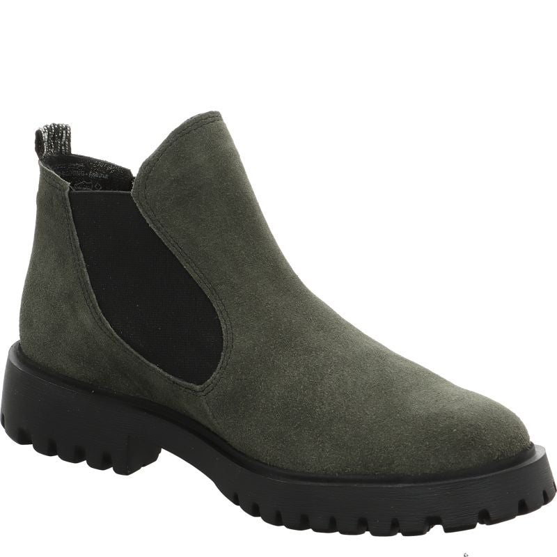 Think TRENTO Woman Chelsea boot - Material: Leather in Green