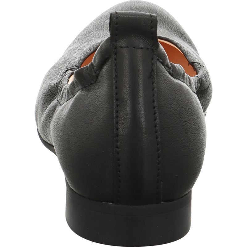 Think GUAD2 Woman Ballerina - Material: Leather in Black
