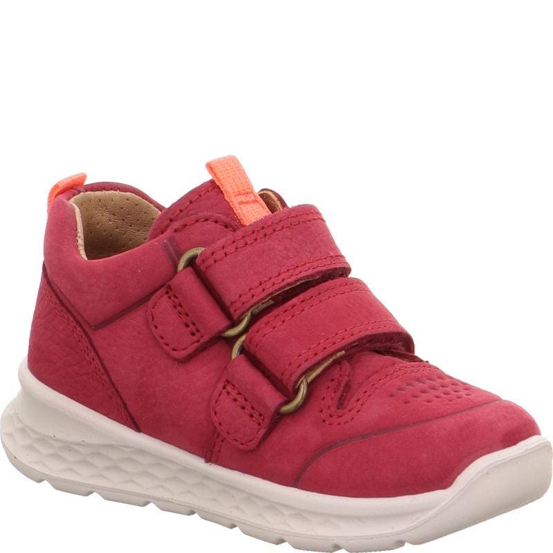 Superfit BREEZE Girls Sneakers high - Material: Leather in Red