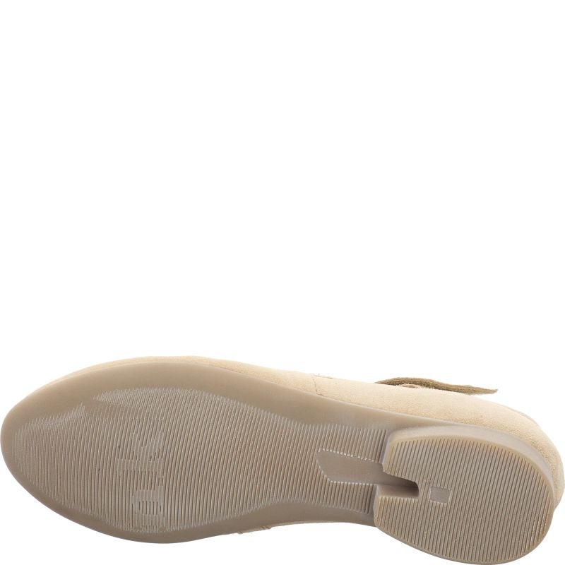 Think! GUAD2 Damen Ballerina - Material: Leder in Beige