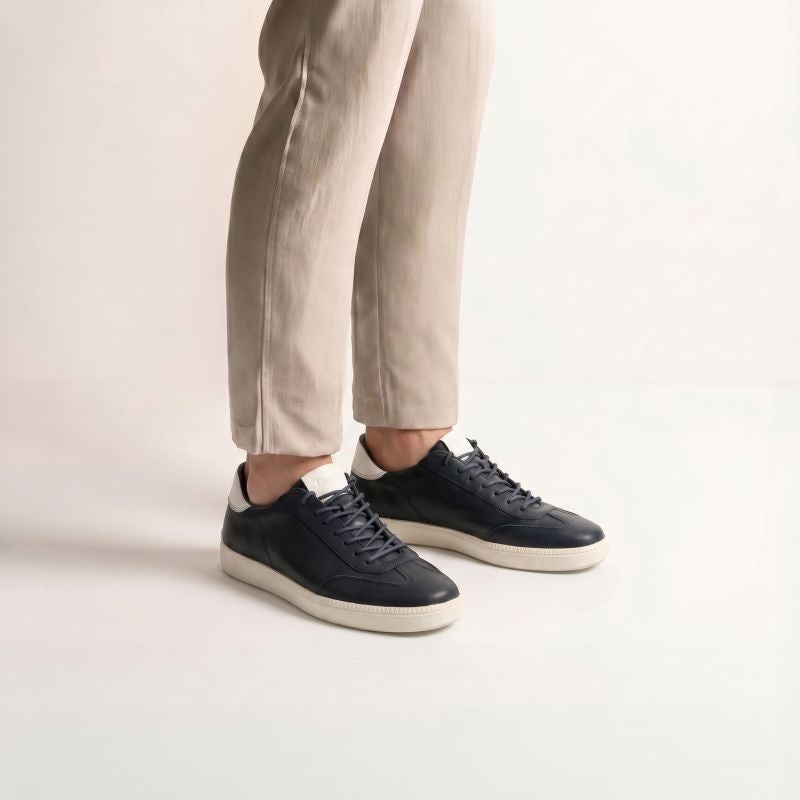 Think TURNA MEN Men Sneakers low - Material: Leather in Blue