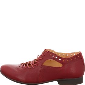 Think GUAD2 Lace up shoe - Material: Leather in Red