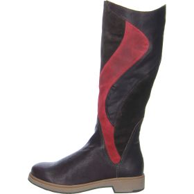 Think COGITA Woman Boot - Material: Leather in Red