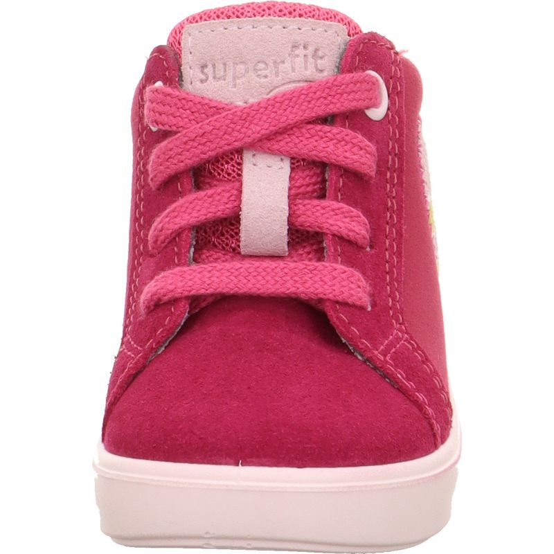 Superfit SUPIES Girls Sneakers high - Material: Leder/Sonstiges Material/Texti in Red