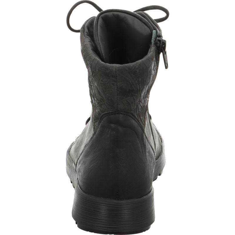 Think! COMODA Damen Stiefelette - Material: Leder in Schwarz