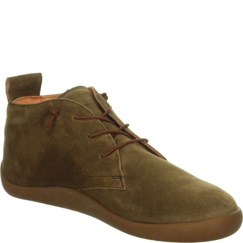 Think! HAPPAT Herren Sneaker high - Material: Leder in Braun