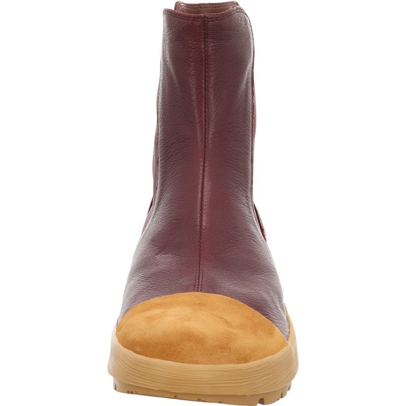Think COMODA Woman Cheslea boot - Material: Leather in Red