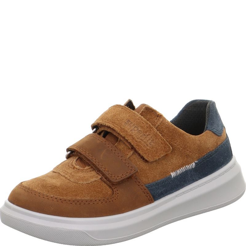 Superfit COSMO Jungen Sneaker low - Material: Leder/Textil in Braun