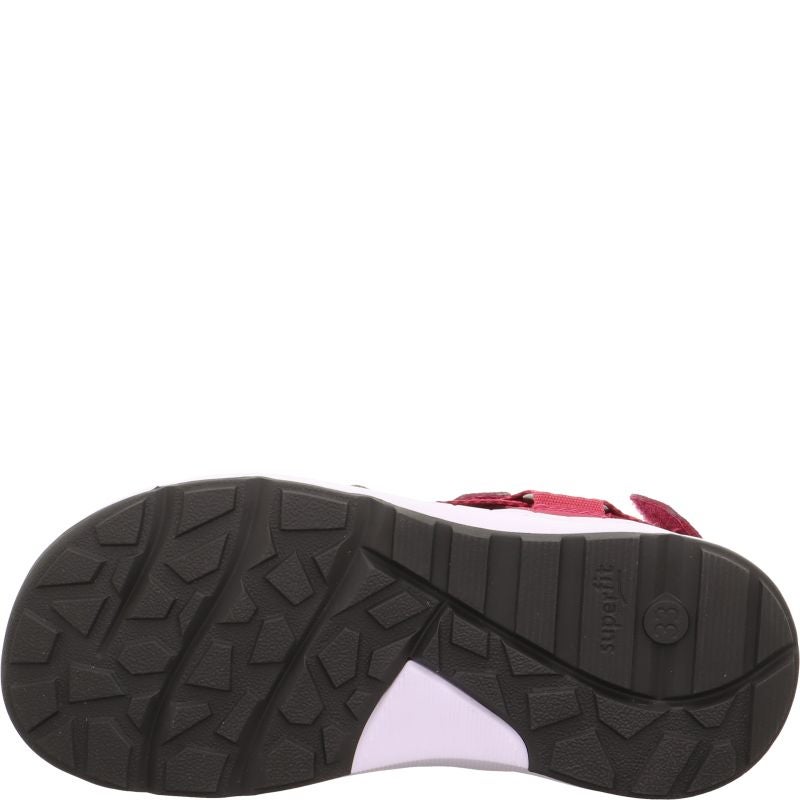 Superfit CRISS CROSS Girls Sandal - Material: Textil/Sonstiges Material in Red