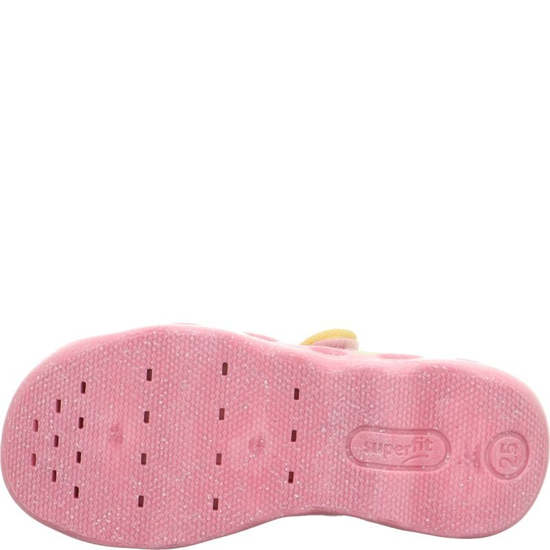 Superfit BUBBLE Girls Slipper - Material: Textile in Yellow