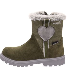 Superfit SPIRIT Girls Boot - Material: Leather/Textil in Green
