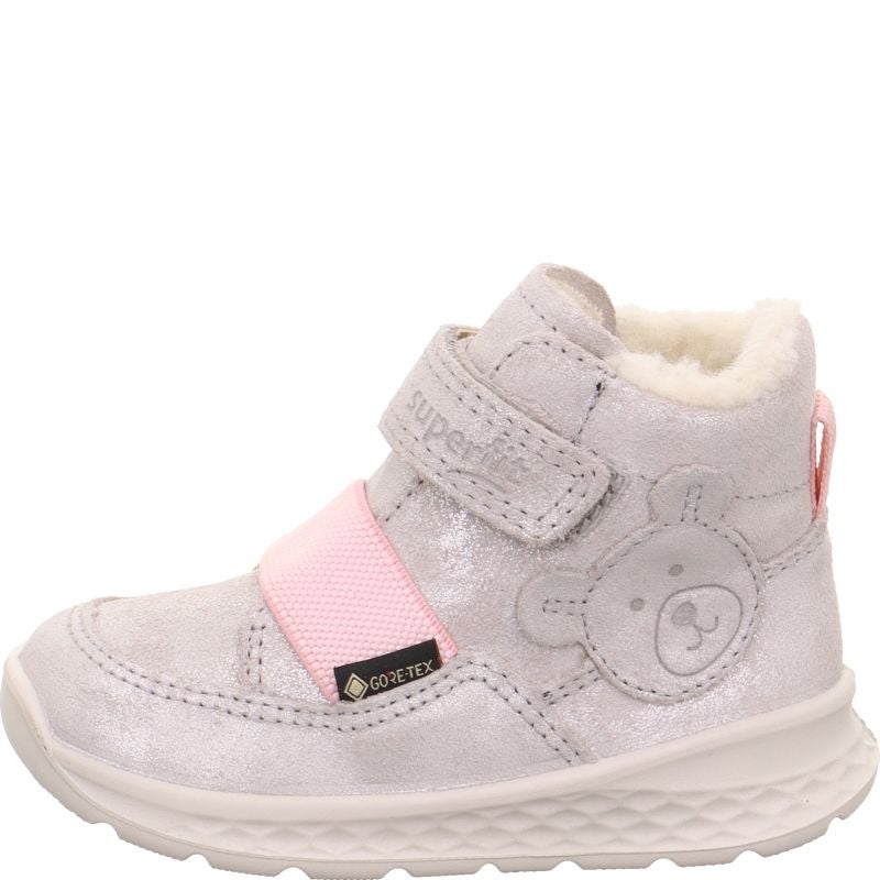 Superfit BREEZE Mädchen Sneaker high - Material: Leder in Metallic