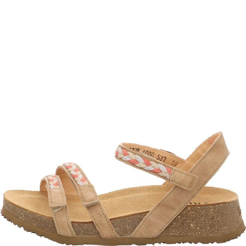 Think KOAK DAMEN  - Material: Leather in Beige