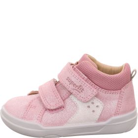 Superfit SUPERFREE Unisex | Mädchen Sneaker high - Material: Leder/Textil in Rosa