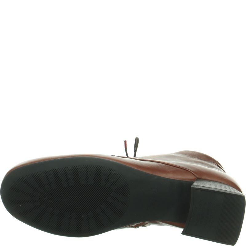 Think! DELICIA Damen Stiefelette - Material: Leder in Braun