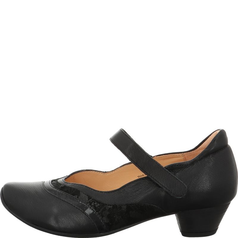 Think AIDA DAMEN Woman Pumps - Material: Leather in Black