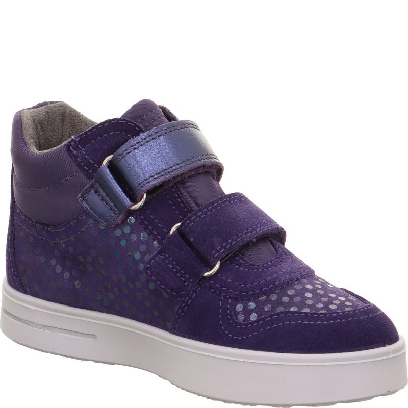 Superfit STELLA Sneakers high - Material: Leather/Textil in Purple