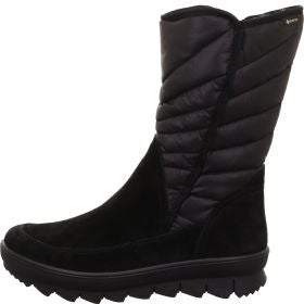 legero NOVARA Damen Stiefel - Material: Leder/Textil in Schwarz