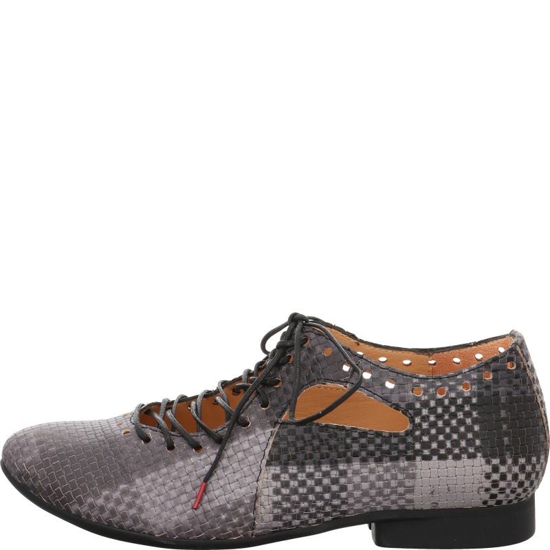 Think GUAD2 Woman Lace up shoe - Material: Leather in Multi Colour