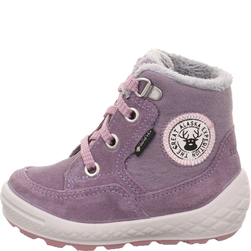 Superfit GROOVY 2.0 Girls Boot - Material: Leather/Textil in Purple