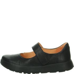 Think! COMODA Damen Ballerina - Material: Leder in Schwarz
