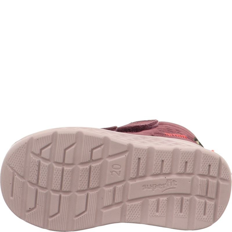 Superfit BREEZE Sneaker high - Material: Leder in Rot