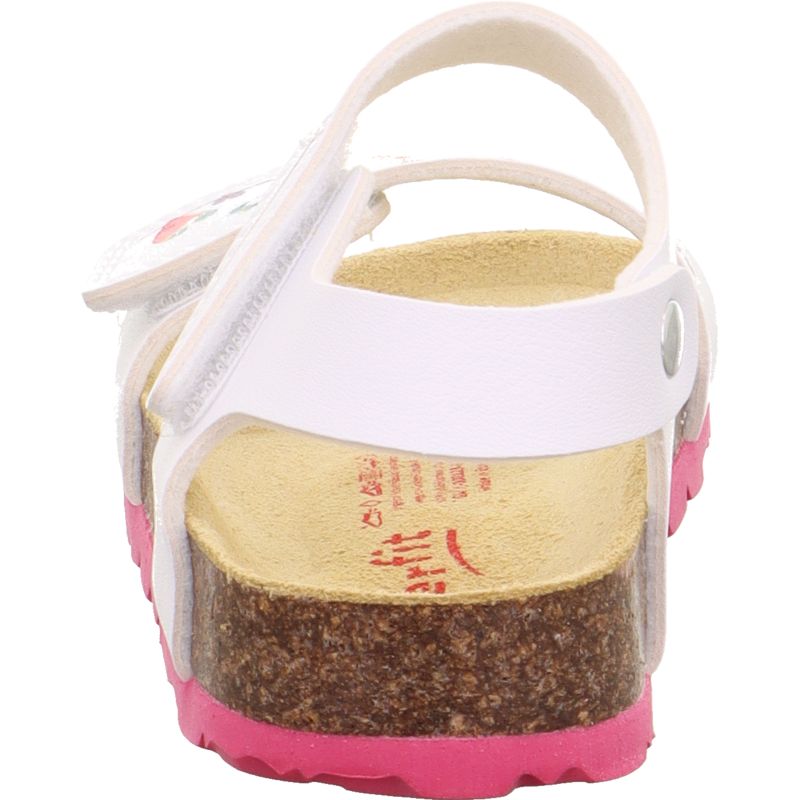 Superfit FUSSBETTPANTOFFEL Girls Sandal - Material: Sonstiges Material in White