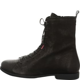 Think AGRAT Woman Ankle boot - Material: Leather in Black