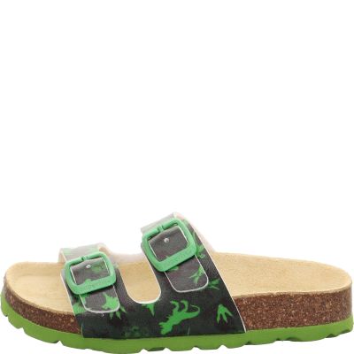 Superfit FUSSBETTPANTOFFEL Boys Slipper - Material: Sonstiges Material in Green
