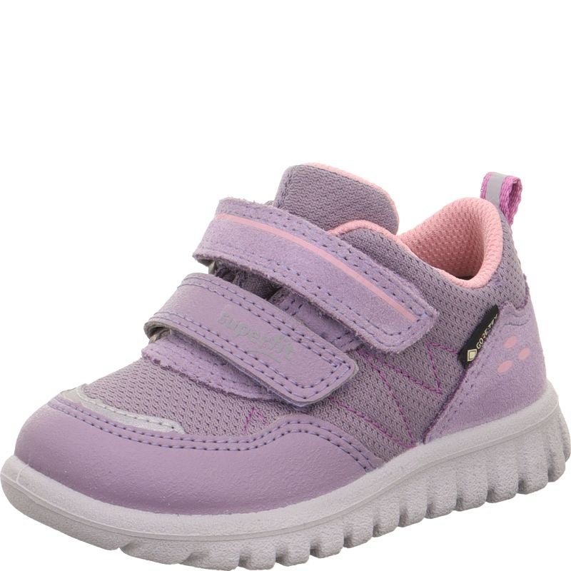 Superfit SPORT7 MINI Sneaker low - Material: Leder/Sonstiges Material/Textil in Lila