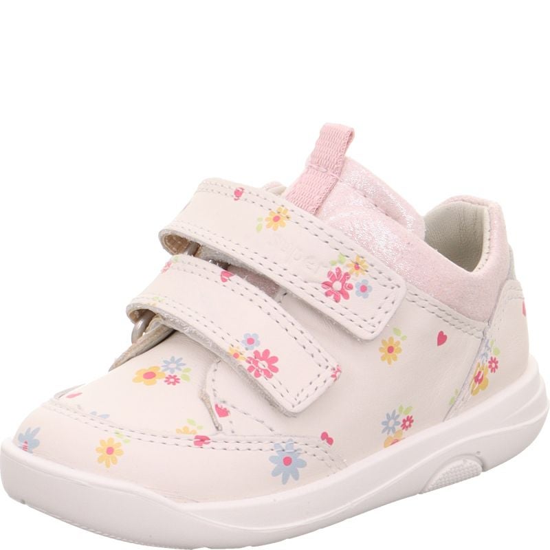 Superfit LILLO Sneaker low - Material: Leder/Textil in Weiß