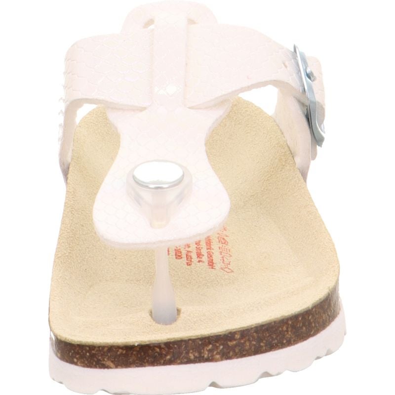 Superfit FUSSBETTPANTOFFEL Girls Slipper - Material: Sonstiges Material in White