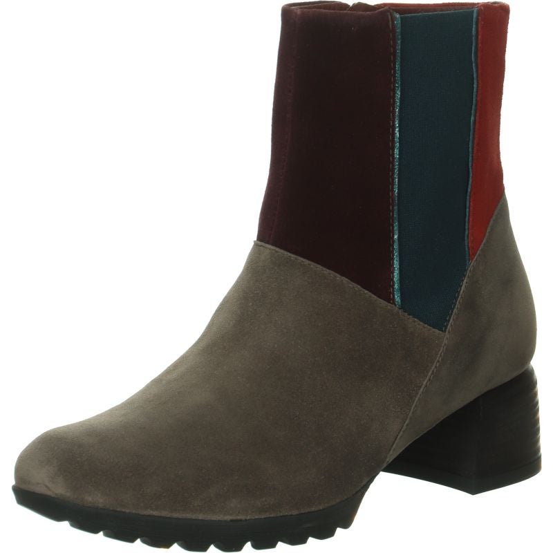 Think NOLA Woman Ankle boot - Material: Leather in Grey