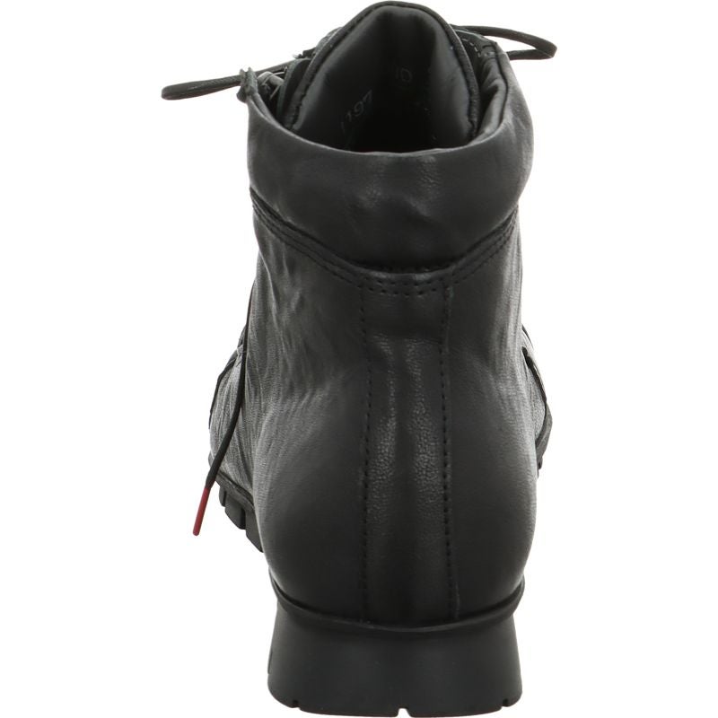 Think! MENSCHA Damen Stiefelette - Material: Leder in Schwarz