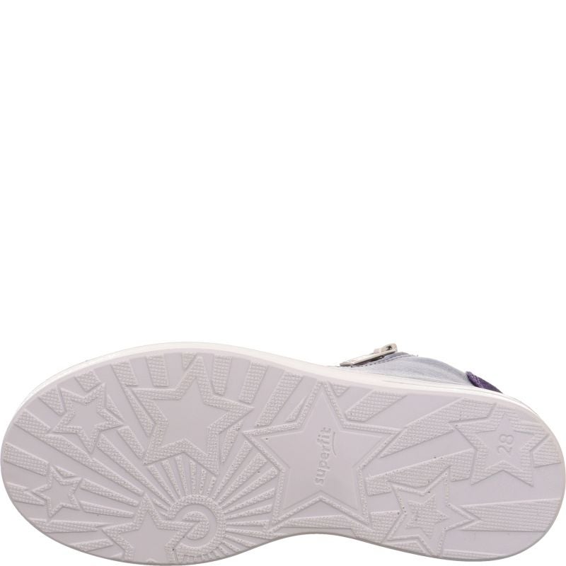 Superfit STELLA Sneaker high - Material: Leder/Textil in Lila
