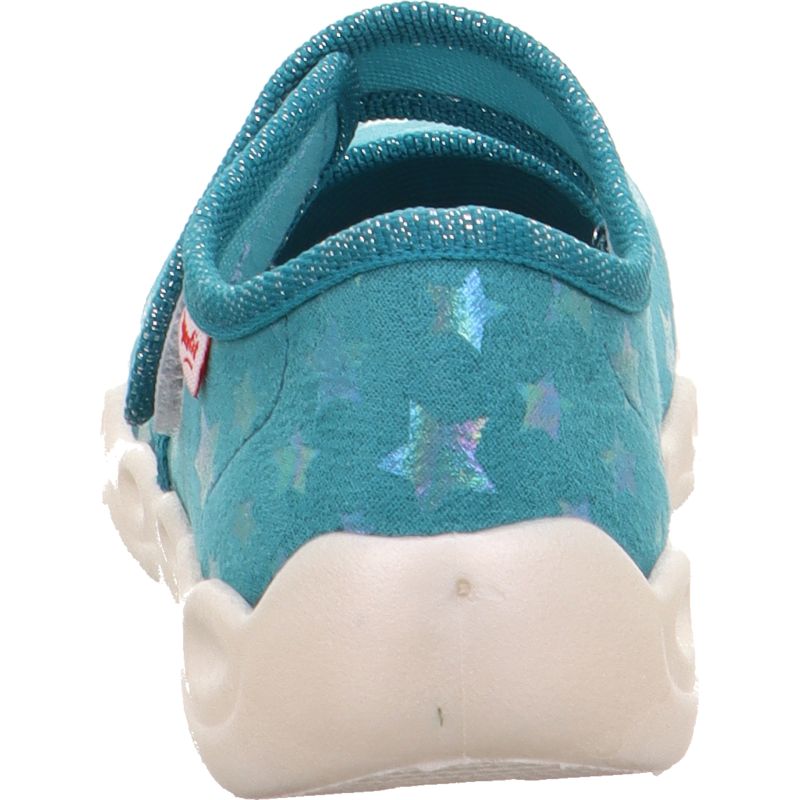 Superfit BUBBLE Girls Slipper - Material: Textile in Green