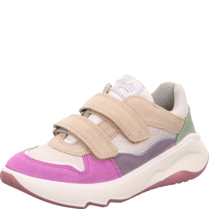 Superfit MELODY Girls Sneakers low - Material: Leather/Textil in Multi Colour