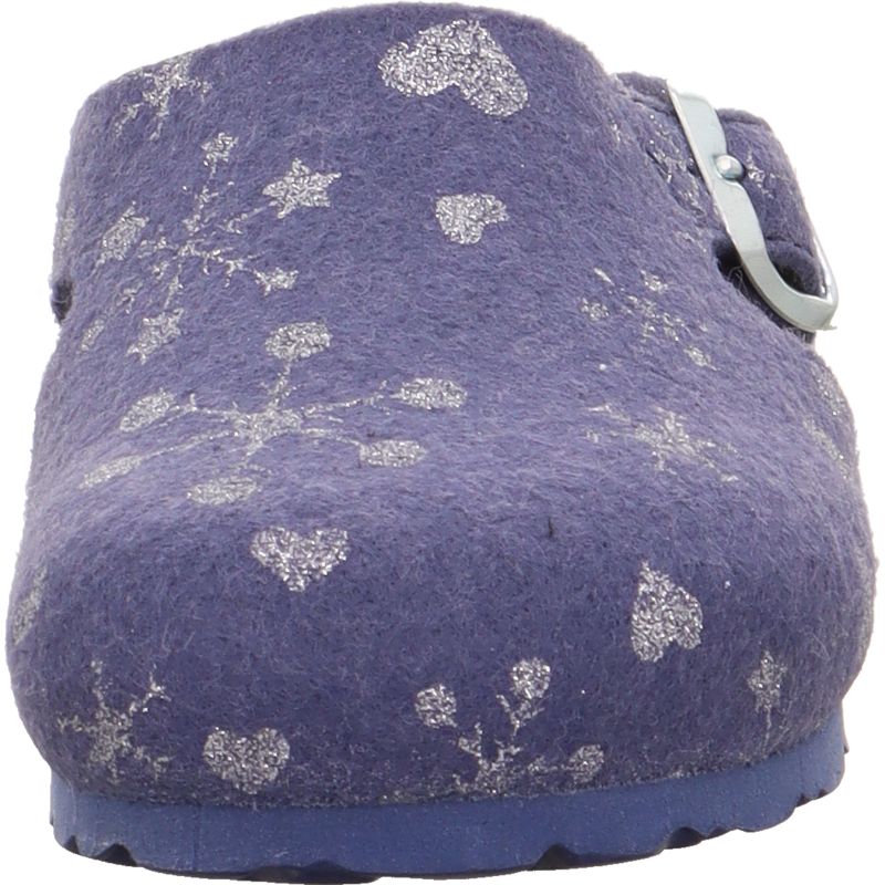 Superfit FUSSBETTPANTOFFEL Girls Clog - Material: Textile in Blue