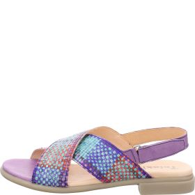 Think KAMAA Woman Strap sandal - Material: Leather in Multi Colour