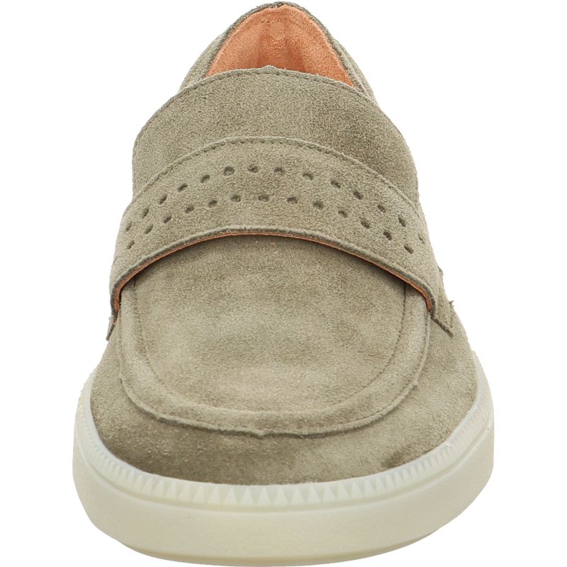 Think TURNA MEN Slipper - Material: Leather in Olive