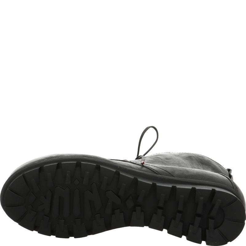 Think! MENSCHA Damen Ankle Boots - Material: Leder in Schwarz
