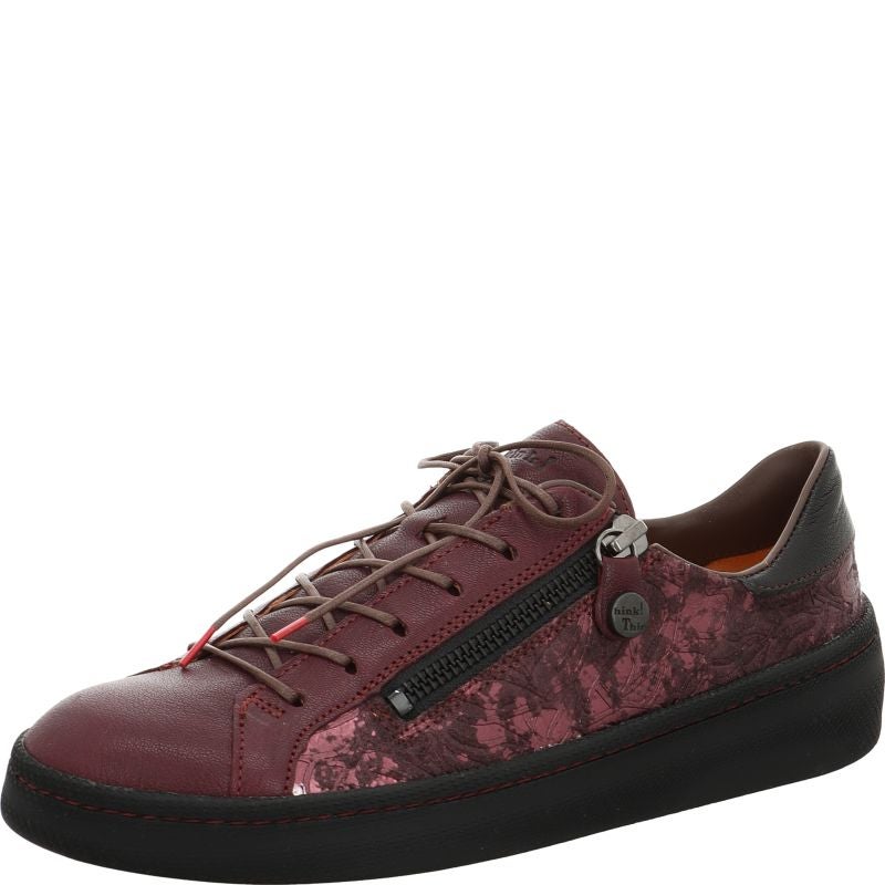 Think! KUMI Damen Sneaker low - Material: Leder in Rot